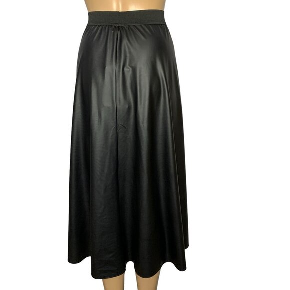 Persona by Marina Rinaldi Black A-Line Midi Skirt Women’s Size XL NWT Designer. - Picture 2 of 9